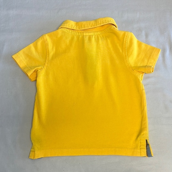 Gymboree Yellow Polo Shirt Short Sleeves Classic Style - Picture 3 of 3